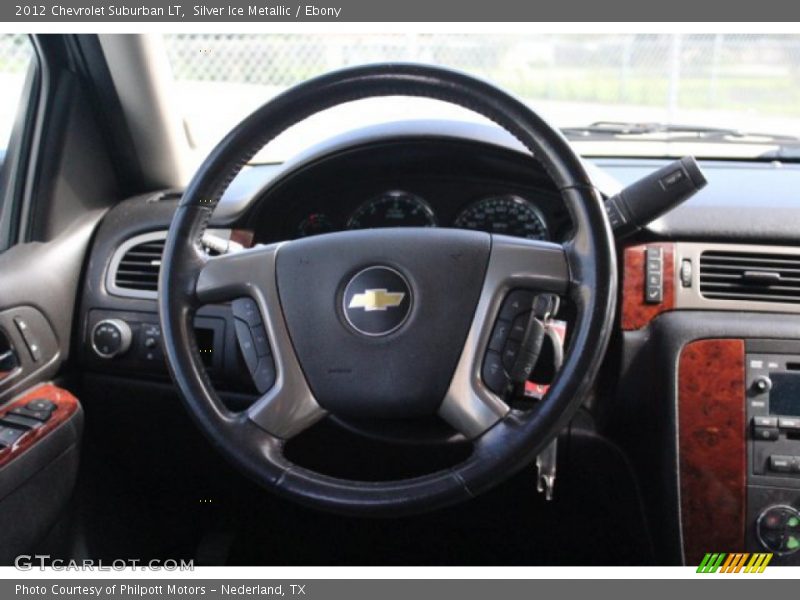 Silver Ice Metallic / Ebony 2012 Chevrolet Suburban LT