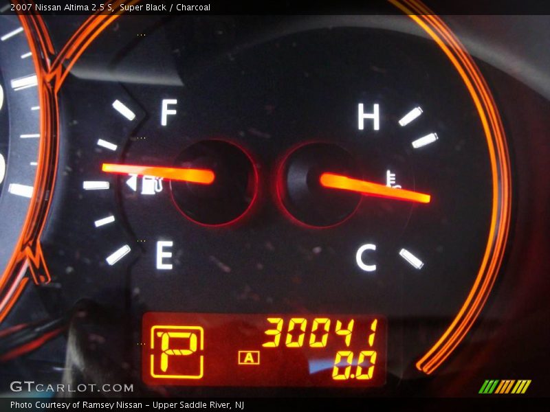 Super Black / Charcoal 2007 Nissan Altima 2.5 S
