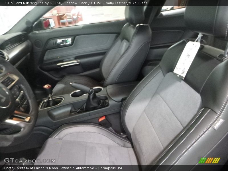 Front Seat of 2019 Mustang Shelby GT350