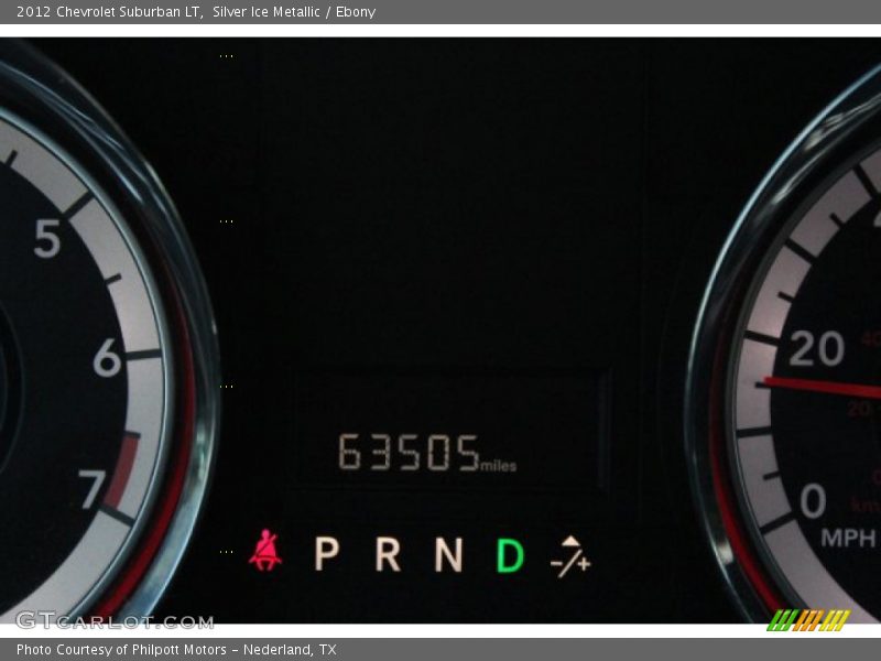 Silver Ice Metallic / Ebony 2012 Chevrolet Suburban LT