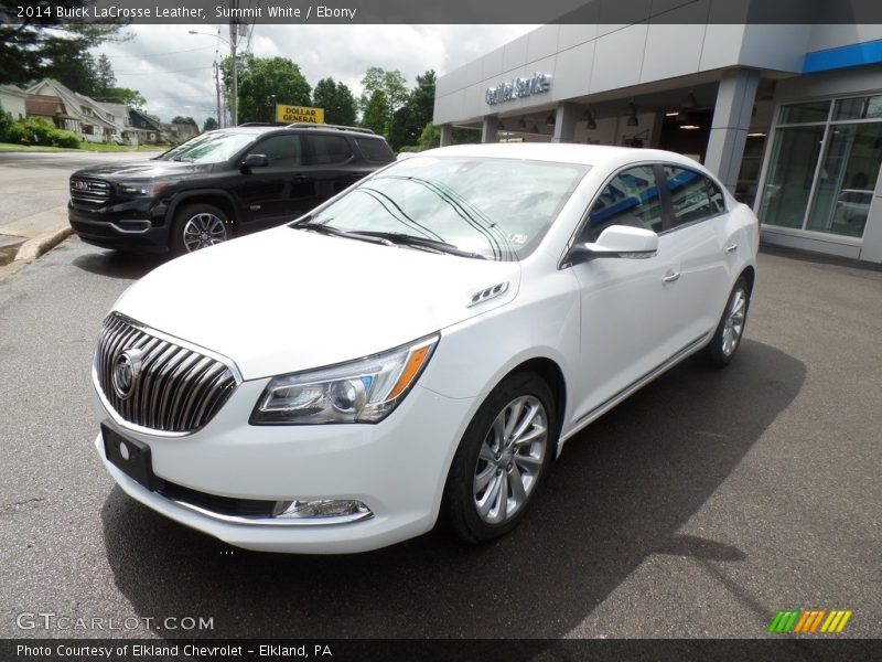 Summit White / Ebony 2014 Buick LaCrosse Leather