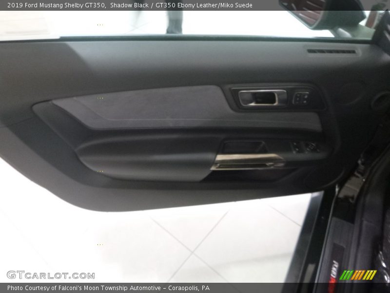 Shadow Black / GT350 Ebony Leather/Miko Suede 2019 Ford Mustang Shelby GT350