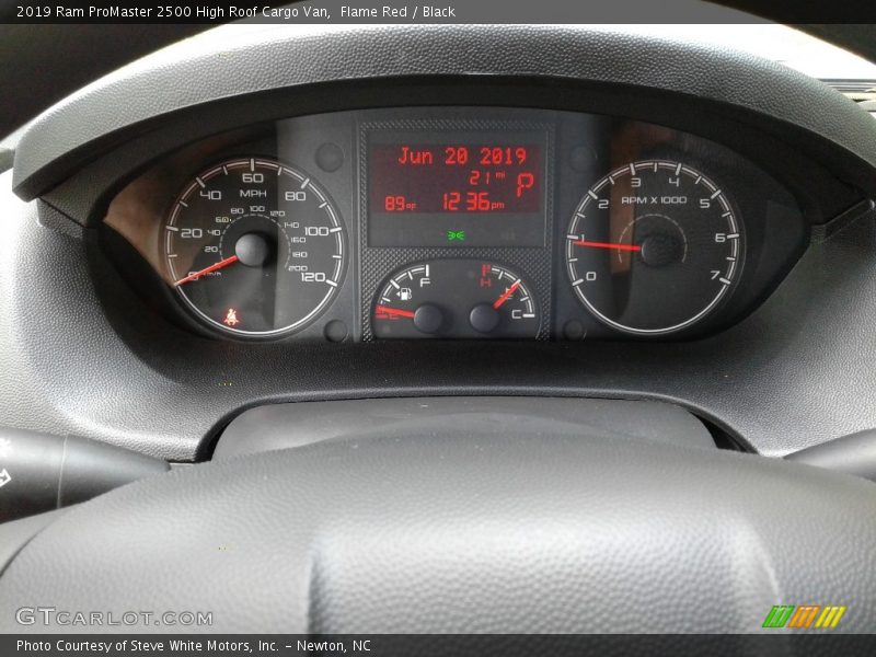 Flame Red / Black 2019 Ram ProMaster 2500 High Roof Cargo Van