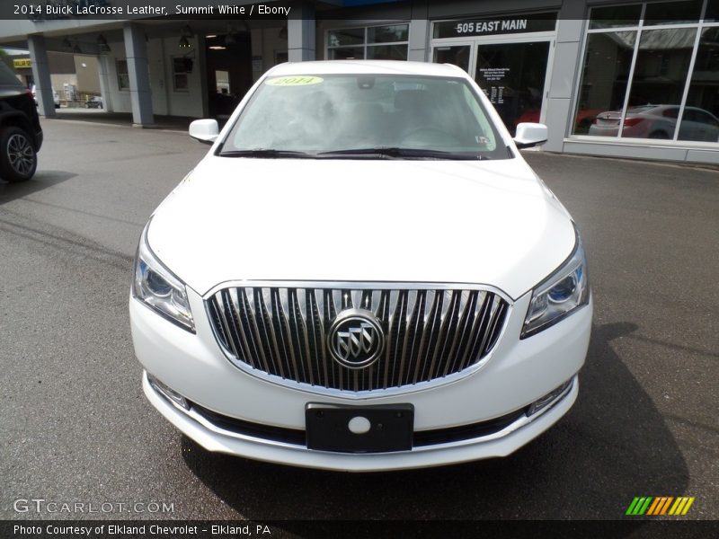 Summit White / Ebony 2014 Buick LaCrosse Leather