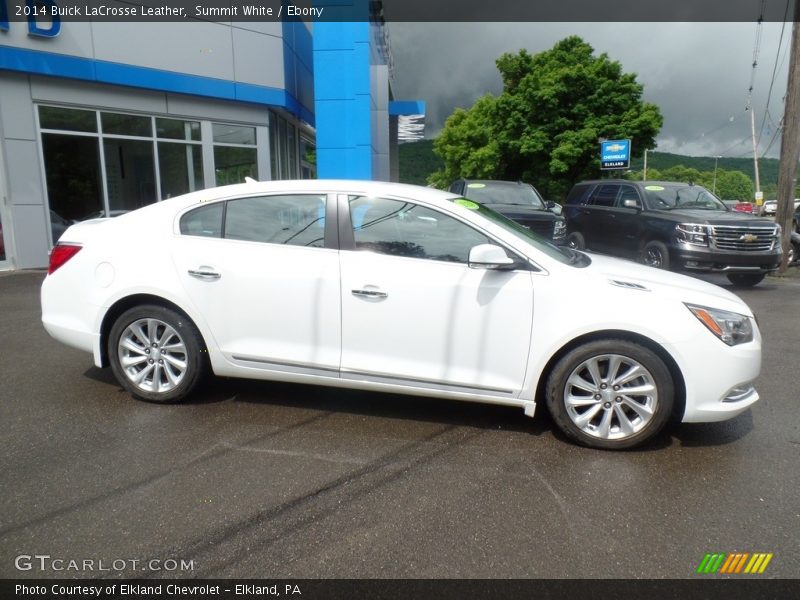 Summit White / Ebony 2014 Buick LaCrosse Leather