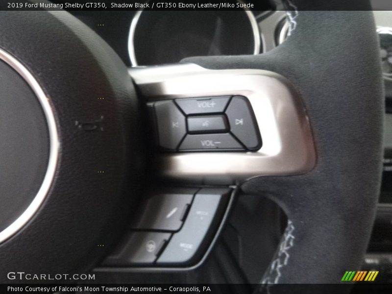 Shadow Black / GT350 Ebony Leather/Miko Suede 2019 Ford Mustang Shelby GT350