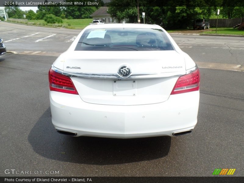 Summit White / Ebony 2014 Buick LaCrosse Leather