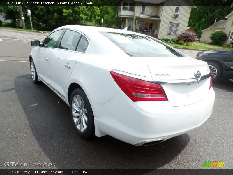 Summit White / Ebony 2014 Buick LaCrosse Leather