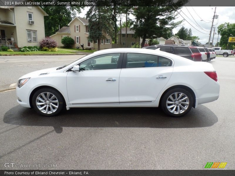 Summit White / Ebony 2014 Buick LaCrosse Leather