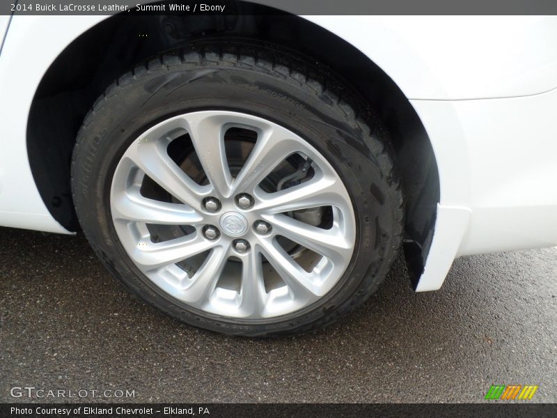 Summit White / Ebony 2014 Buick LaCrosse Leather