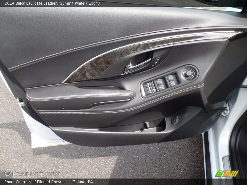 Summit White / Ebony 2014 Buick LaCrosse Leather