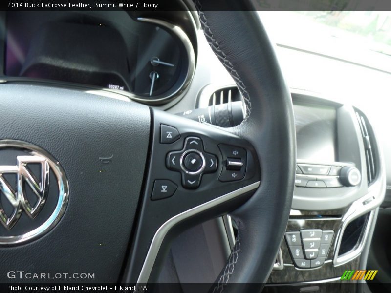 Summit White / Ebony 2014 Buick LaCrosse Leather