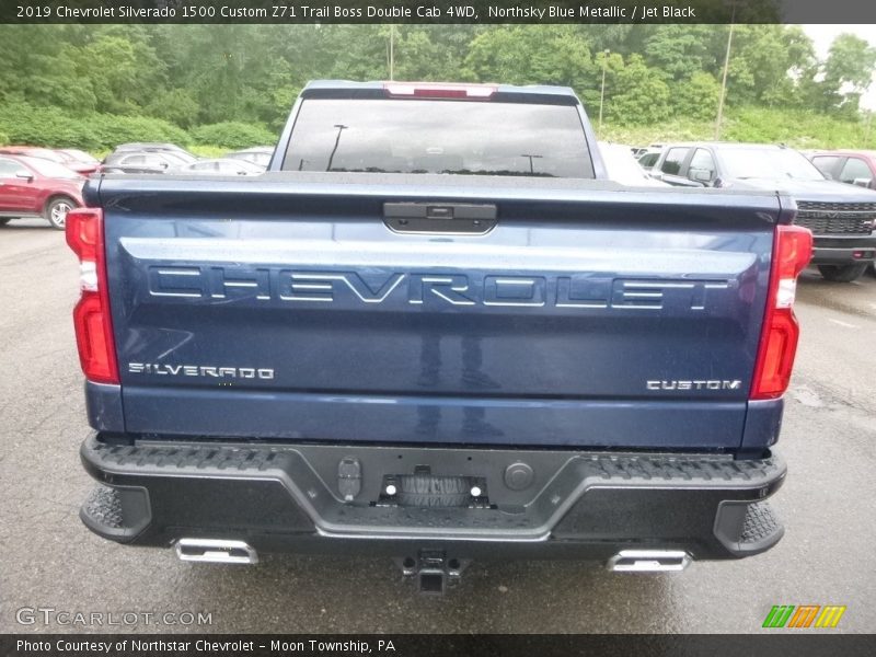 Northsky Blue Metallic / Jet Black 2019 Chevrolet Silverado 1500 Custom Z71 Trail Boss Double Cab 4WD