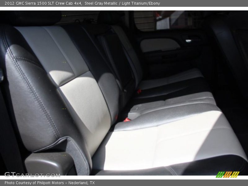 Steel Gray Metallic / Light Titanium/Ebony 2012 GMC Sierra 1500 SLT Crew Cab 4x4