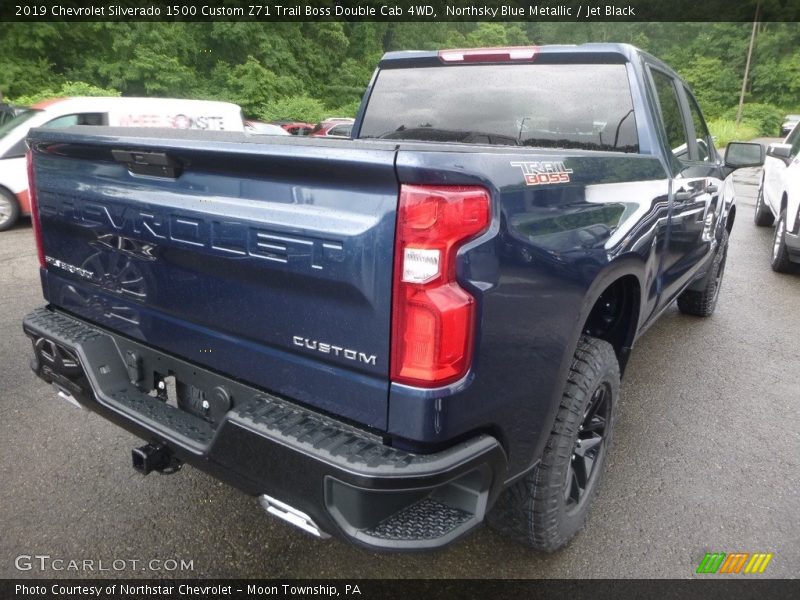 Northsky Blue Metallic / Jet Black 2019 Chevrolet Silverado 1500 Custom Z71 Trail Boss Double Cab 4WD