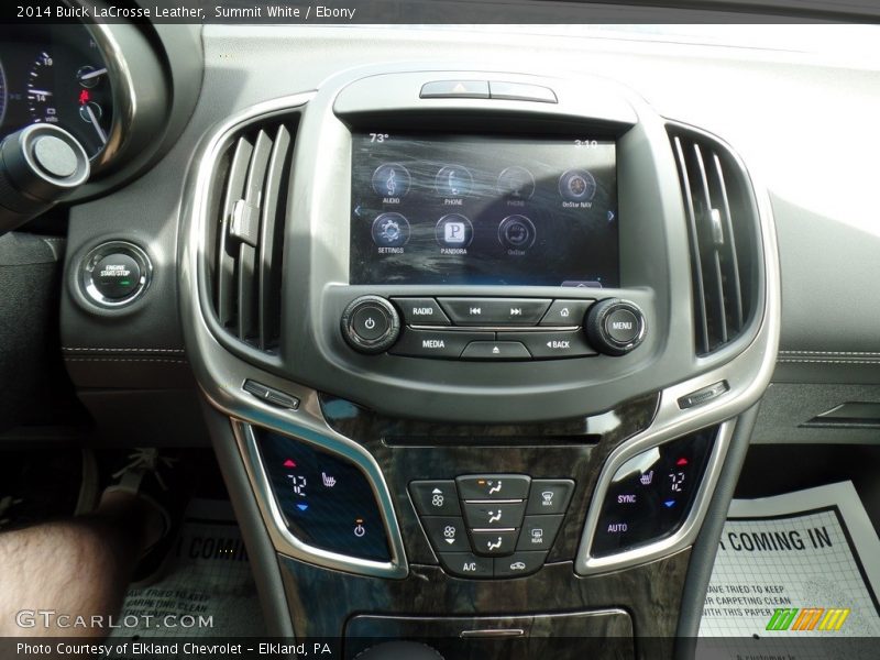 Summit White / Ebony 2014 Buick LaCrosse Leather