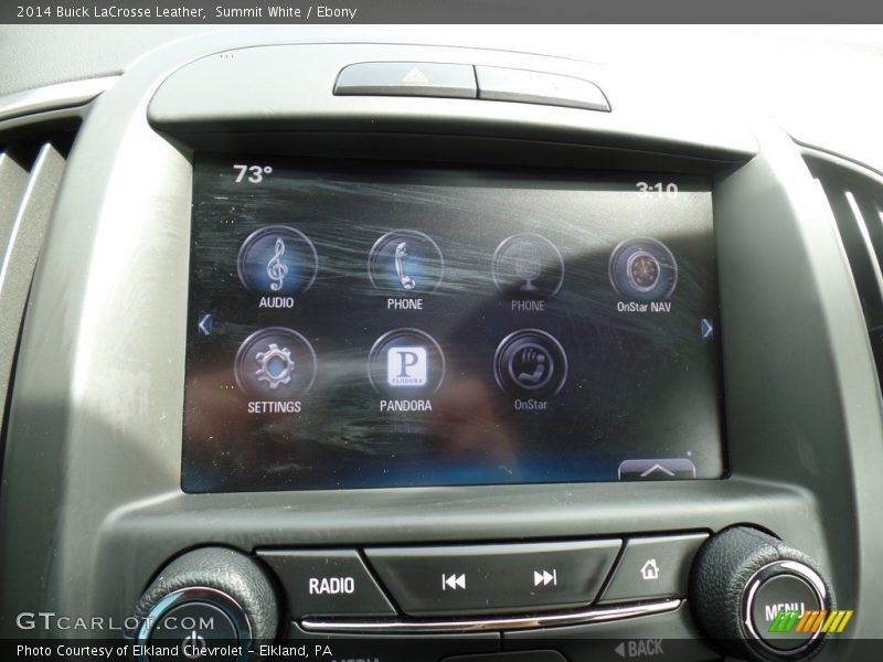 Summit White / Ebony 2014 Buick LaCrosse Leather