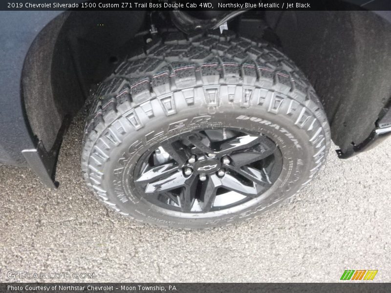 Northsky Blue Metallic / Jet Black 2019 Chevrolet Silverado 1500 Custom Z71 Trail Boss Double Cab 4WD