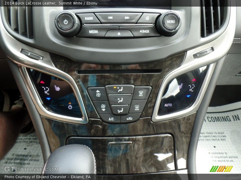 Summit White / Ebony 2014 Buick LaCrosse Leather