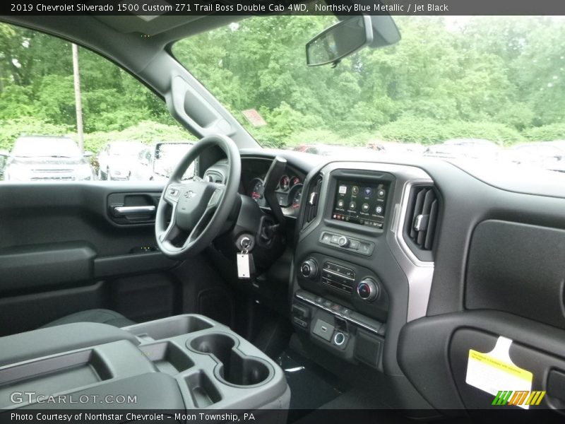 Northsky Blue Metallic / Jet Black 2019 Chevrolet Silverado 1500 Custom Z71 Trail Boss Double Cab 4WD