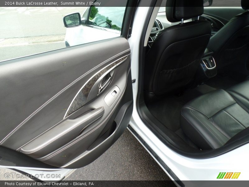Summit White / Ebony 2014 Buick LaCrosse Leather