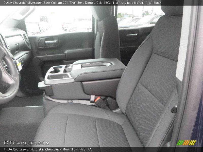 Northsky Blue Metallic / Jet Black 2019 Chevrolet Silverado 1500 Custom Z71 Trail Boss Double Cab 4WD
