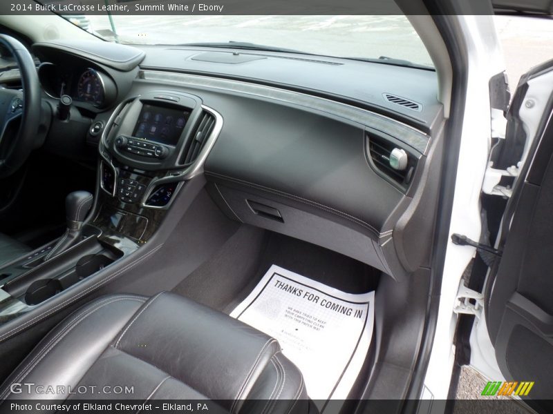 Summit White / Ebony 2014 Buick LaCrosse Leather