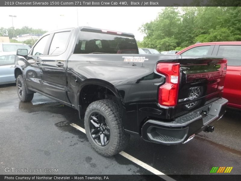 Black / Jet Black 2019 Chevrolet Silverado 1500 Custom Z71 Trail Boss Crew Cab 4WD