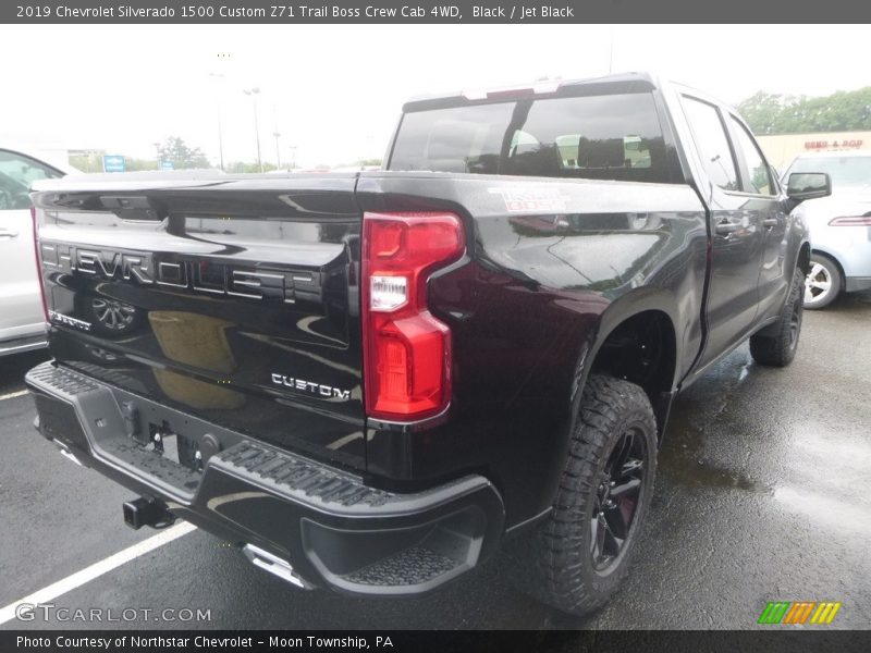 Black / Jet Black 2019 Chevrolet Silverado 1500 Custom Z71 Trail Boss Crew Cab 4WD