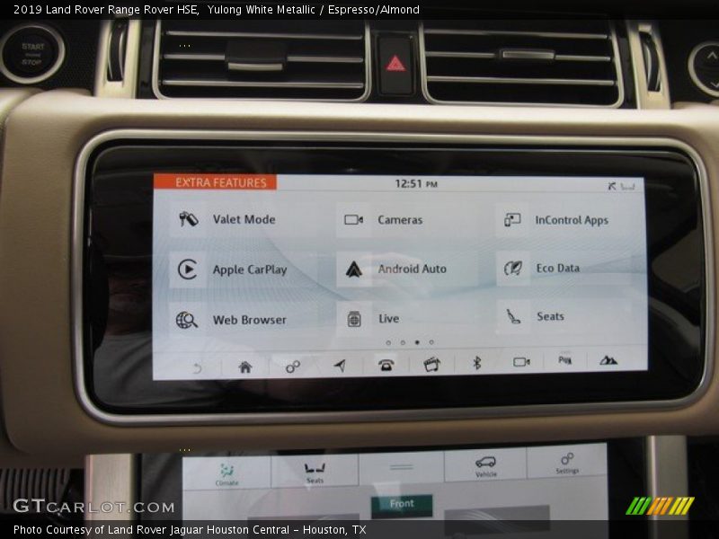 Yulong White Metallic / Espresso/Almond 2019 Land Rover Range Rover HSE