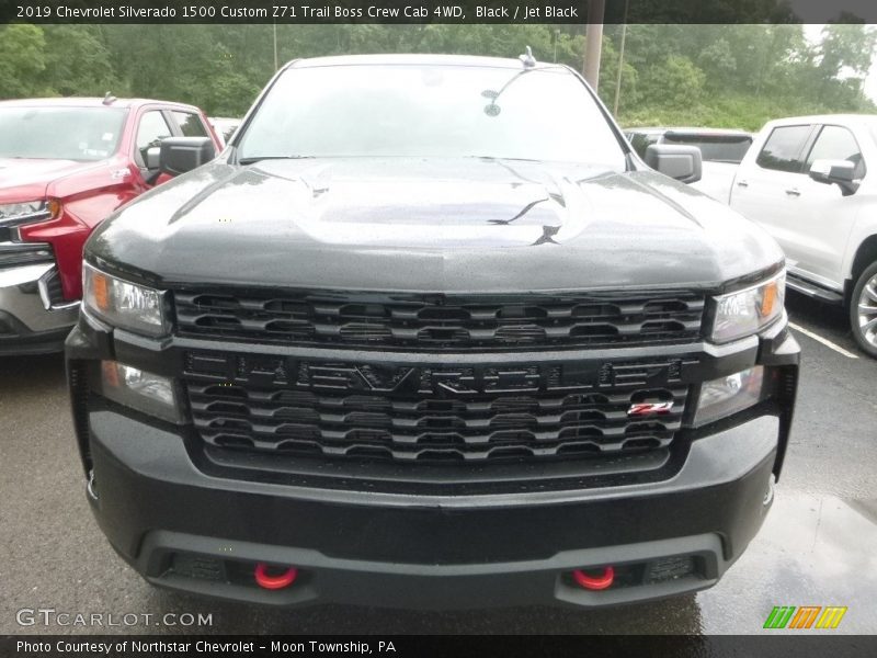 Black / Jet Black 2019 Chevrolet Silverado 1500 Custom Z71 Trail Boss Crew Cab 4WD