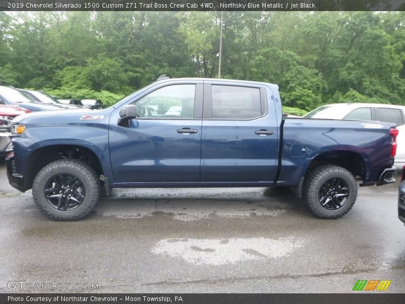  2019 Silverado 1500 Custom Z71 Trail Boss Crew Cab 4WD Northsky Blue Metallic