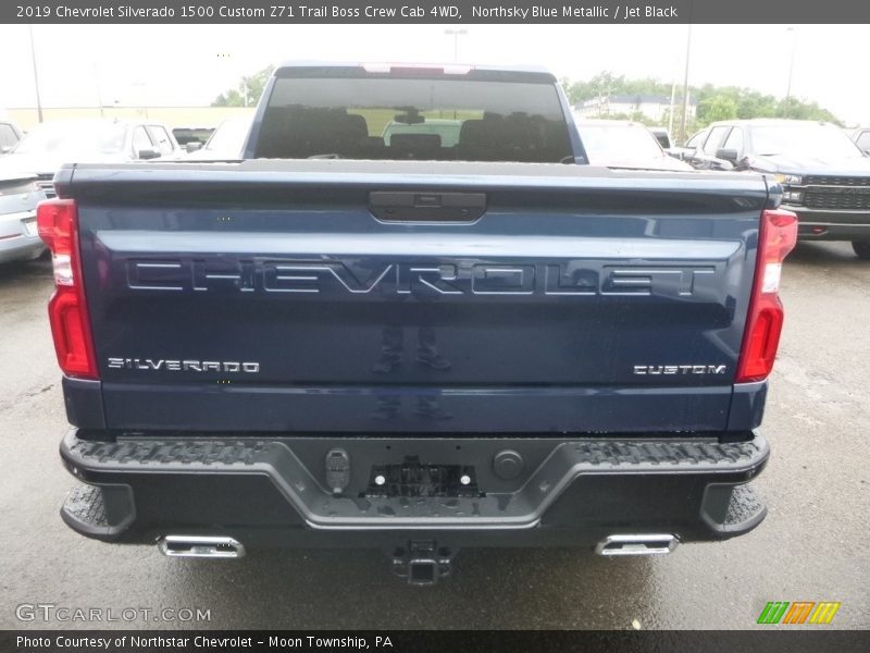 Northsky Blue Metallic / Jet Black 2019 Chevrolet Silverado 1500 Custom Z71 Trail Boss Crew Cab 4WD