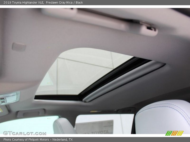 Predawn Gray Mica / Black 2019 Toyota Highlander XLE