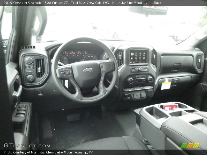 Dashboard of 2019 Silverado 1500 Custom Z71 Trail Boss Crew Cab 4WD
