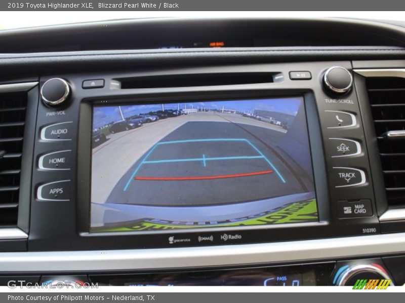 Blizzard Pearl White / Black 2019 Toyota Highlander XLE