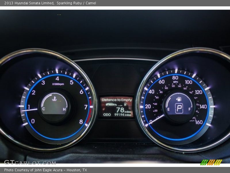 Sparkling Ruby / Camel 2013 Hyundai Sonata Limited