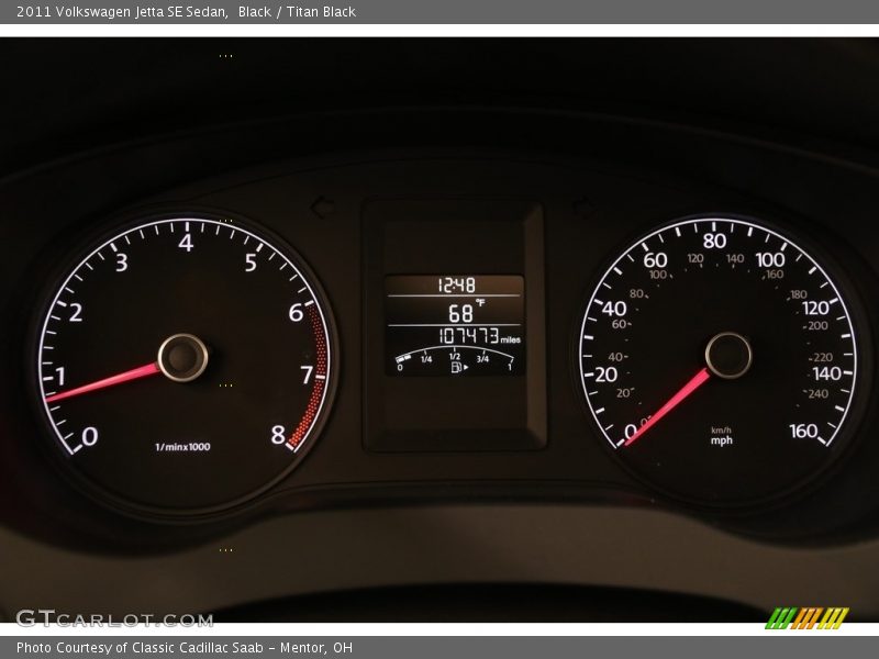 Black / Titan Black 2011 Volkswagen Jetta SE Sedan