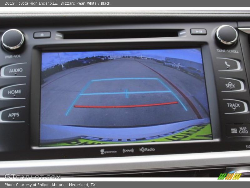 Blizzard Pearl White / Black 2019 Toyota Highlander XLE