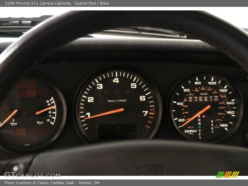  1998 911 Carrera Cabriolet Carrera Cabriolet Gauges