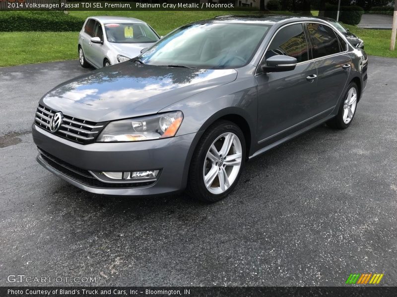 Platinum Gray Metallic / Moonrock 2014 Volkswagen Passat TDI SEL Premium