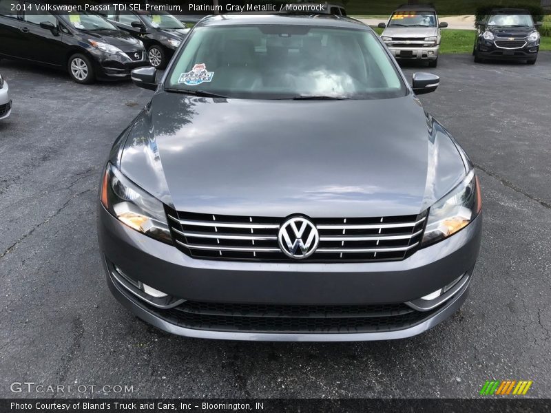 Platinum Gray Metallic / Moonrock 2014 Volkswagen Passat TDI SEL Premium