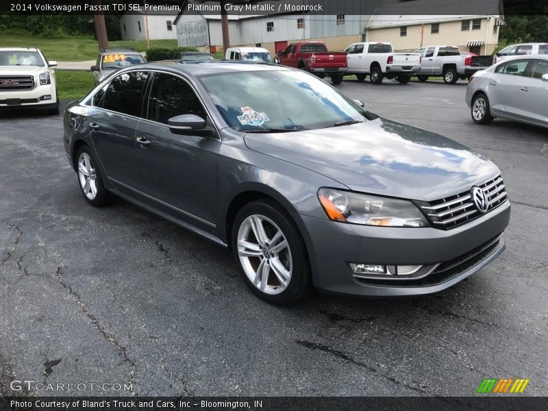 Platinum Gray Metallic / Moonrock 2014 Volkswagen Passat TDI SEL Premium