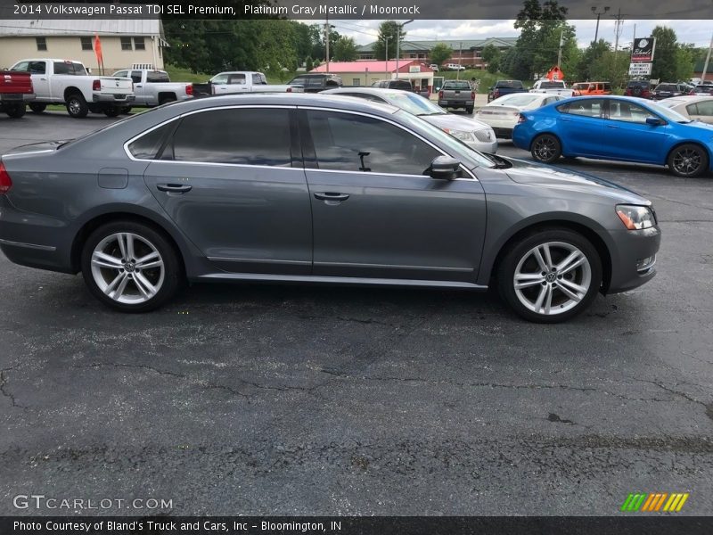 Platinum Gray Metallic / Moonrock 2014 Volkswagen Passat TDI SEL Premium