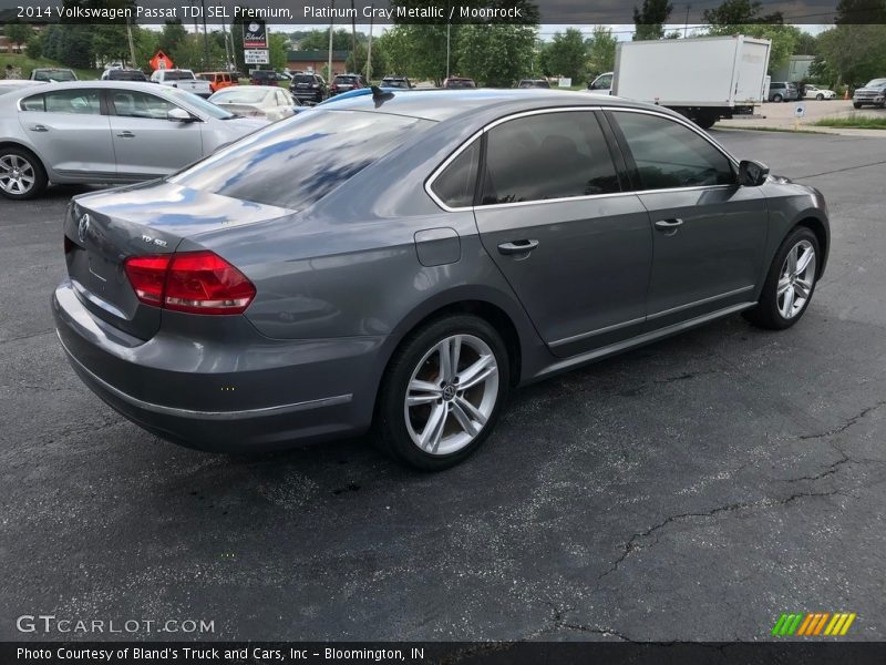 Platinum Gray Metallic / Moonrock 2014 Volkswagen Passat TDI SEL Premium