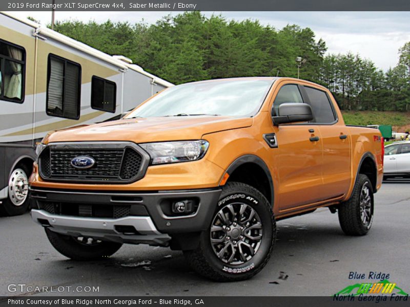 Saber Metallic / Ebony 2019 Ford Ranger XLT SuperCrew 4x4