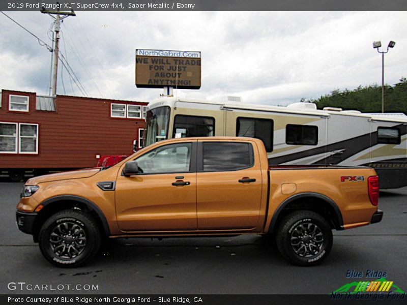 Saber Metallic / Ebony 2019 Ford Ranger XLT SuperCrew 4x4