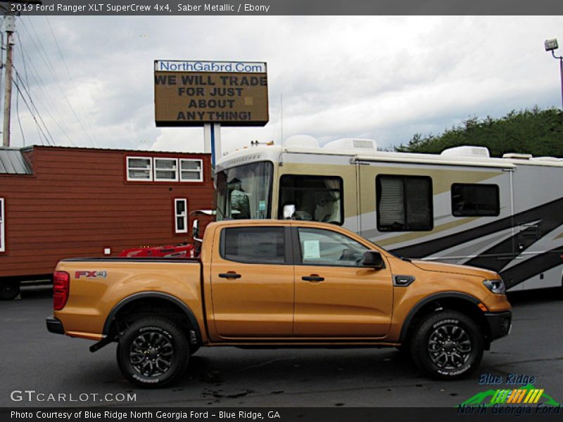 Saber Metallic / Ebony 2019 Ford Ranger XLT SuperCrew 4x4