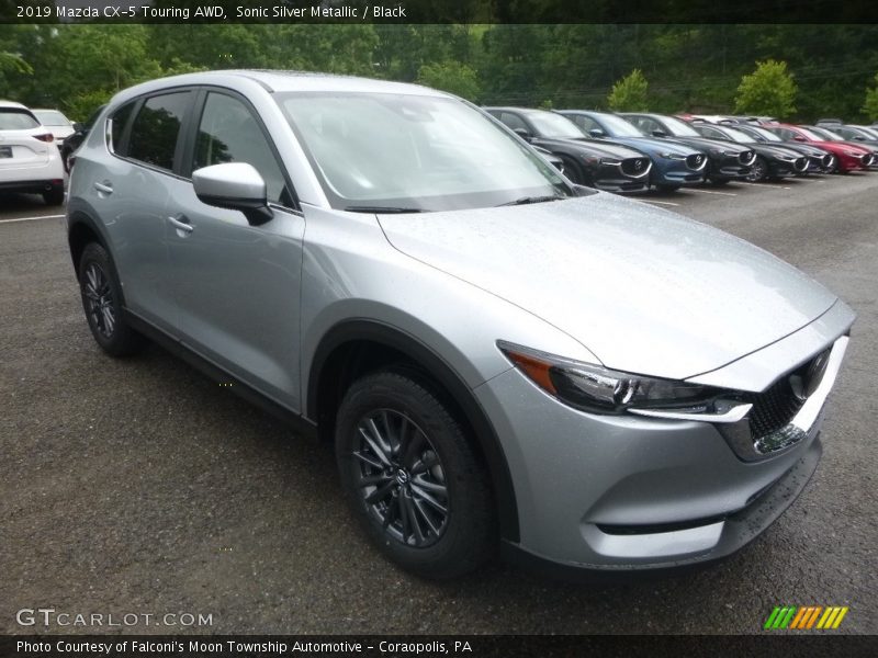 Sonic Silver Metallic / Black 2019 Mazda CX-5 Touring AWD