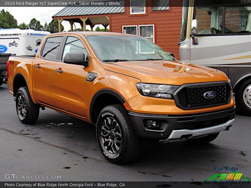 Saber Metallic / Ebony 2019 Ford Ranger XLT SuperCrew 4x4